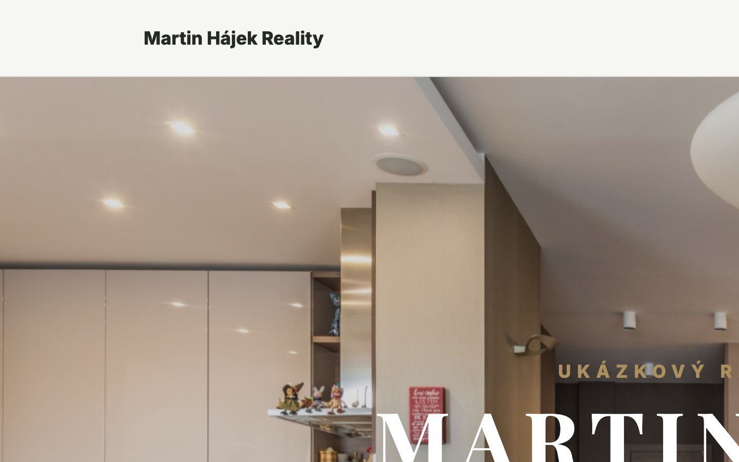 Náhled realitního webu Martin Hájek Reality